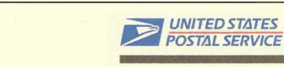 United States Postal Service logo as printed